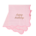 Happy Birthday Cocktail Napkins - Pink & Gold